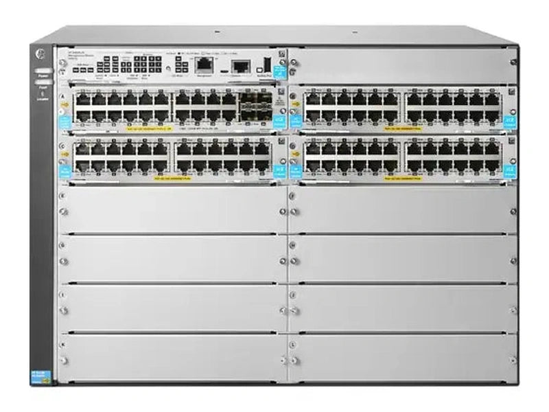 HPE Aruba Networking 5412R 92GT PoE+ and 4 port SFP+ No PSU v3 zl2 Switch