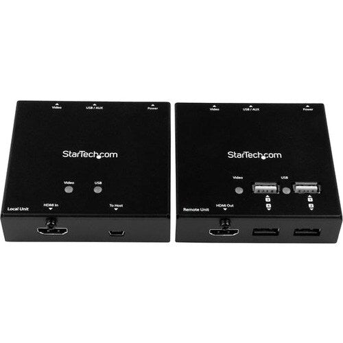 StarTech HDMI over CAT6 Extender with 4-port USB Hub - 165 ft (50m) - 1080p