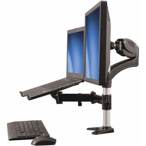 StarTech Laptop Monitor Stand, Computer Monitor Stand, Articulating, VESA Mount Monitor Desk Mount, For up to 27"(17.6lb/8kg) Displays