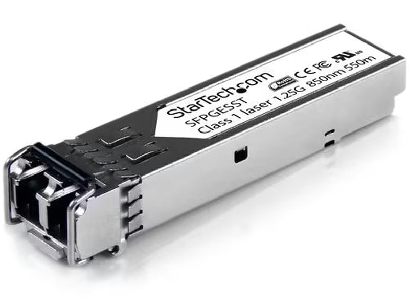 StarTech Cisco Compatible Gigabit Fiber SFP Transceiver Module MM LC w/ DDM – 550m Mini-GBIC