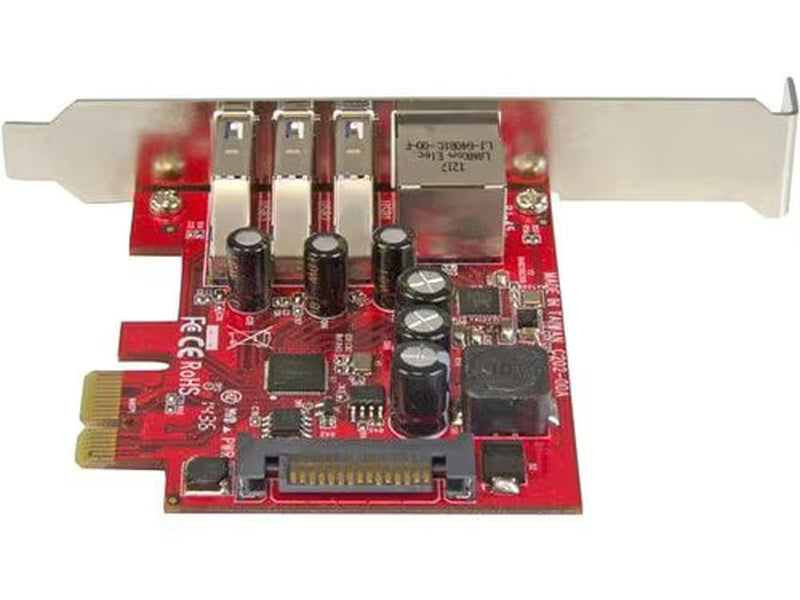 StarTech 3-Port PCI Express USB 3.0 Card + Gigabit Ethernet