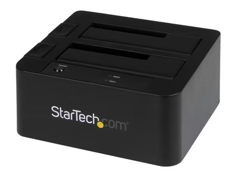 StarTech USB 3.0 / eSATA Dual Hard Drive Docking Station with UASP for 2.5/3.5in SATA SSD / HDD – SATA 6Gbps