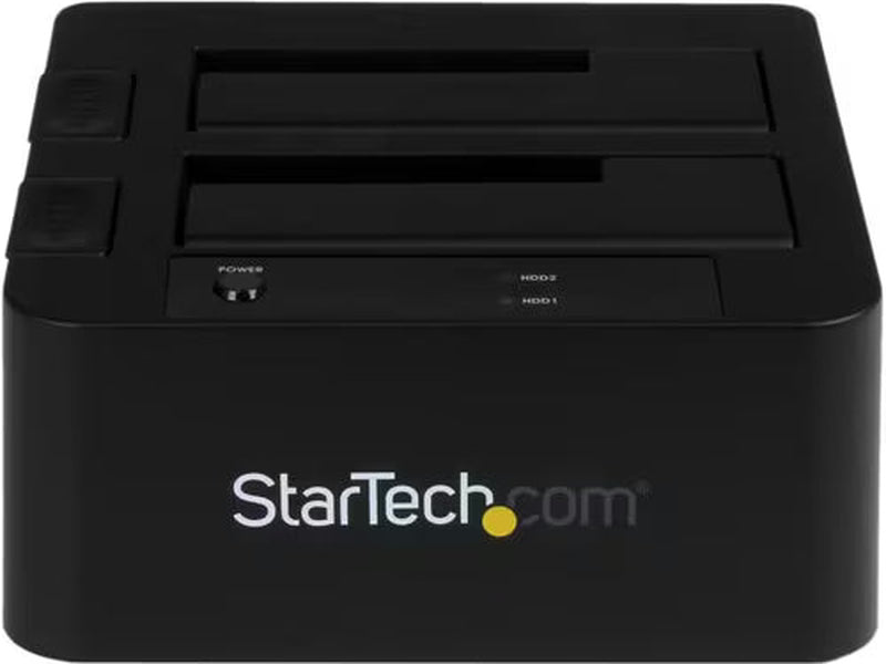 StarTech USB 3.0 / eSATA Dual Hard Drive Docking Station with UASP for 2.5/3.5in SATA SSD / HDD – SATA 6Gbps