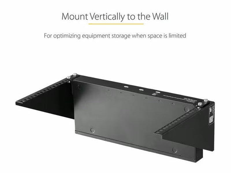 StarTech 6U 19-Inch Steel Vertical Rack and Wallmountable Server Rack