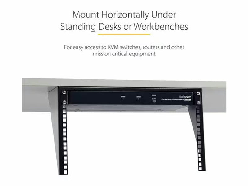 StarTech 6U 19-Inch Steel Vertical Rack and Wallmountable Server Rack