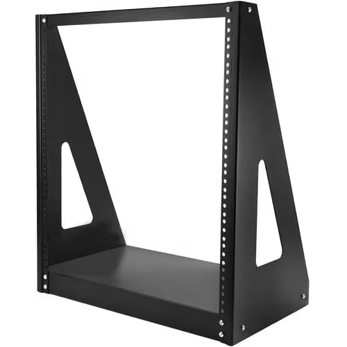 StarTech 2-Post 12U Heavy-Duty Desktop Server Rack, Small Open Frame 19in Network Rack for Home/Office IT Equipment