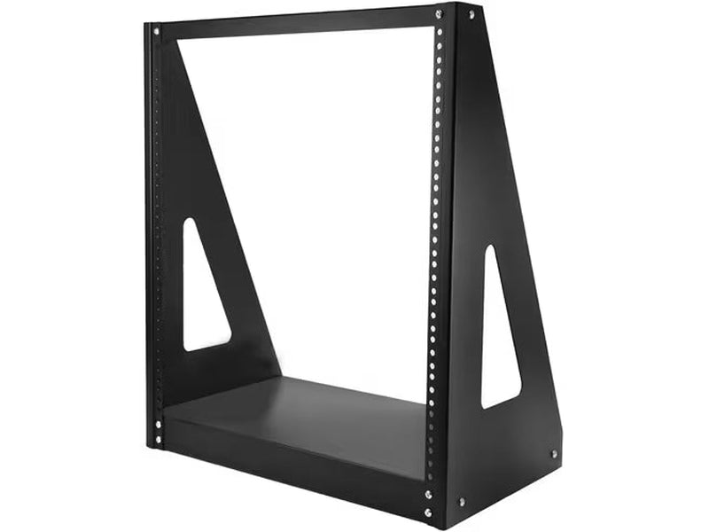 StarTech 2-Post 12U Heavy-Duty Desktop Server Rack, Small Open Frame 19in Network Rack for Home/Office IT Equipment