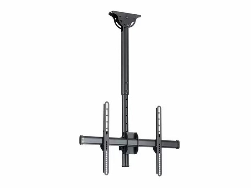 StarTech Flat-Screen TV Ceiling Mount - Full-Motion Hanging Single Screen Vesa Mount for 32"-75" TVs / Displays - Height Adjustable Telescopic Pole