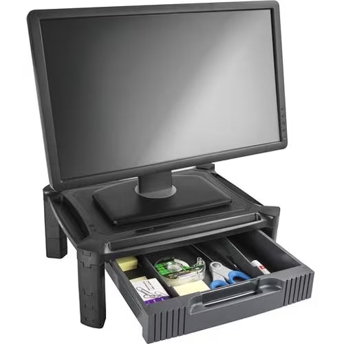StarTech Adjustable Monitor Riser, Drawer, Monitors up to 32" 22lb/10kg
