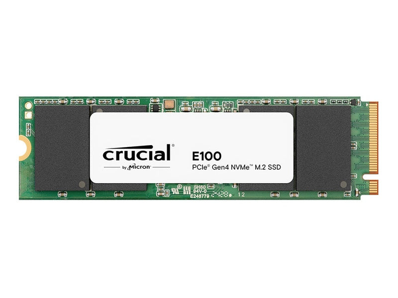 Crucial E100 480GB PCIe Gen4 2280 NVMe M.2 SSD