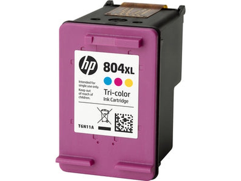 HP 804XL Original High Yield Inkjet Ink Cartridge - Tri-colour Pack - 415 Pages Tri-color