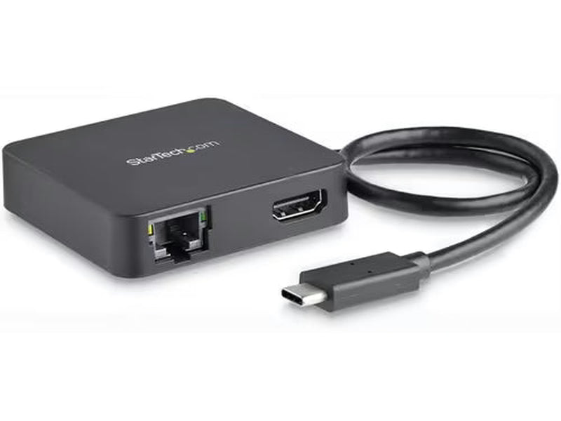 StarTech USB-C Multiport Adapter for Laptops - 4K HDMI -GbE - USB-C - USB-A