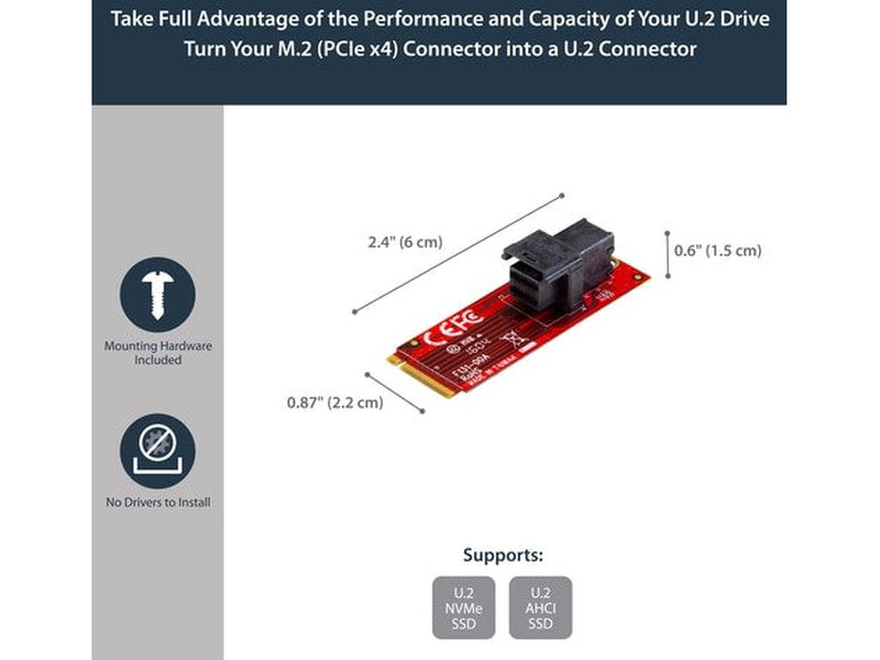 StarTech M.2 to U.2 Adapter