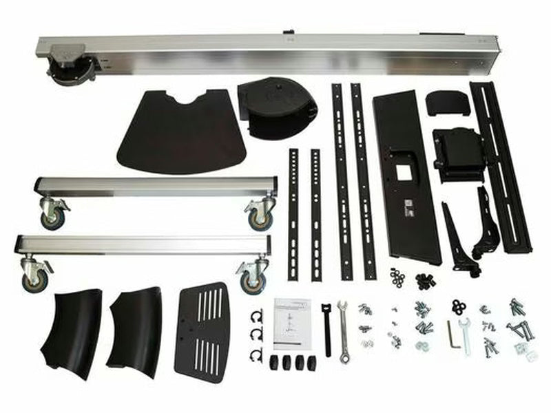 StarTech Mobile Media Center for Flat-Screen TV - One-Touch Height Adjustment