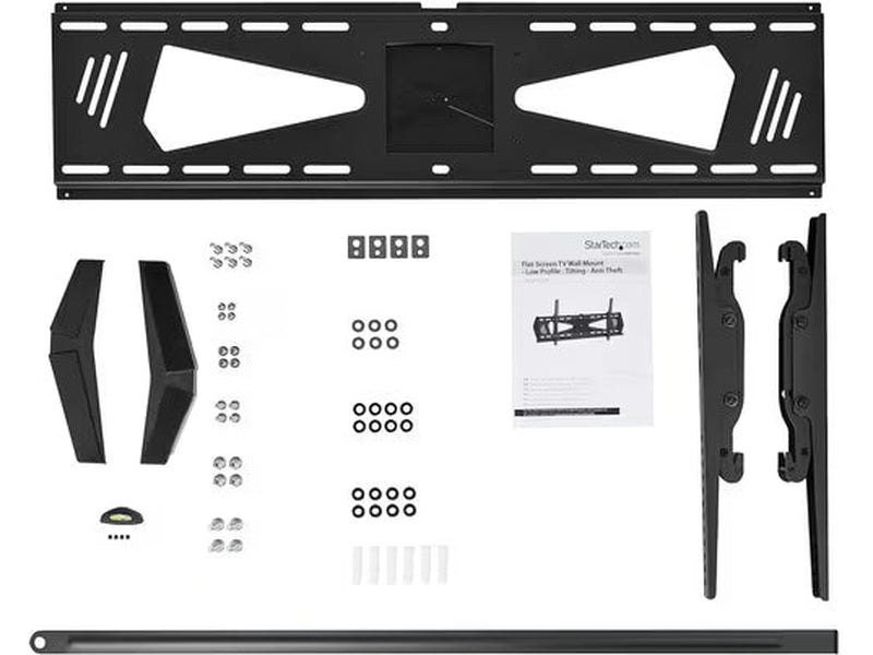StarTech Flat-Screen TV Wall Mount, Low Profile, For 37"to 70" TV, Anti-Theft - Tilting