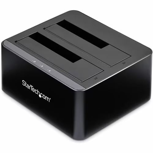 StarTech Dual-Bay SATA HDD Docking Station for 2 x2.5/3.5" SATA SSDs/HDDs - USB 3.0