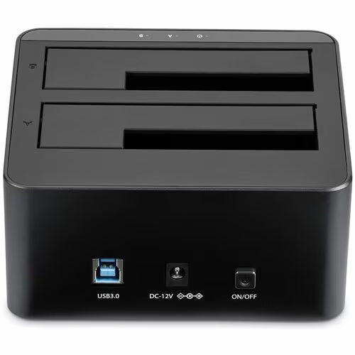 StarTech Dual-Bay SATA HDD Docking Station for 2 x2.5/3.5" SATA SSDs/HDDs - USB 3.0