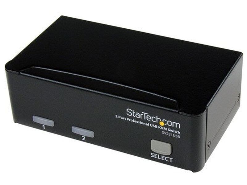 StarTech 2 Port Professional USB KVM Switch Kit with Cables 4 Port Professional USB KVM Switch