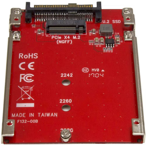 StarTech M.2 Drive to U.2 (SFF-8639) Host Adapter for M.2PCIe NVMe SSDs