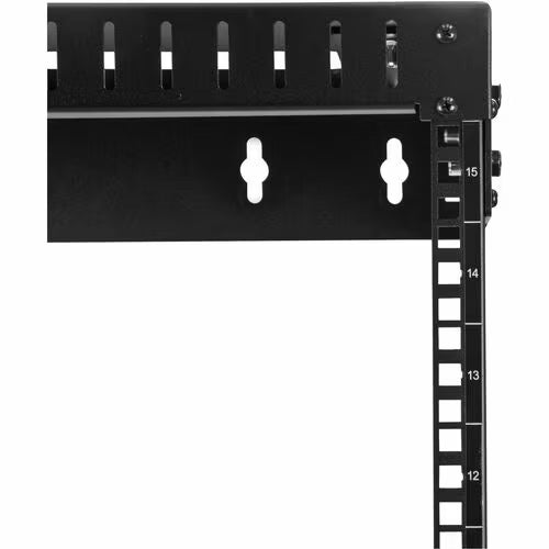 StarTech 2-Post 15U Heavy-Duty Wall Mount Network Rack, 19" Open Frame Server Rack with Adjustable Depth