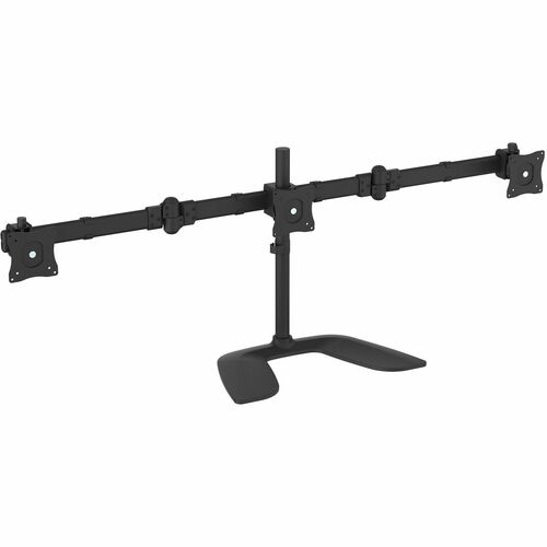 StarTech Triple-Monitor Stand for Monitors 13” to 27” Adjustable VESA Computer Monitor Stand for 3 Monitor Setup