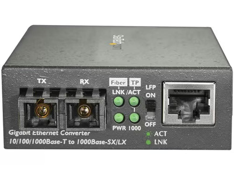 StarTech Gigabit Ethernet to SC Fiber Media Converter