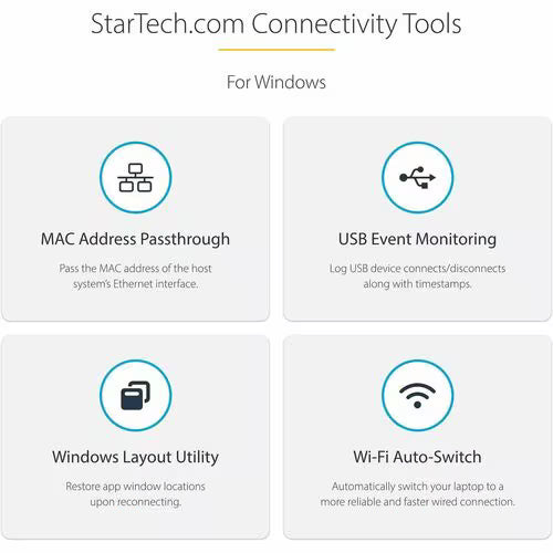 StarTech USB Type C Docking Station for Notebook - 60 W - Black