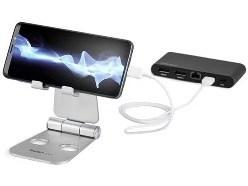 StarTech Phone and Tablet Stand - Foldable Universal Mobile Device Holder