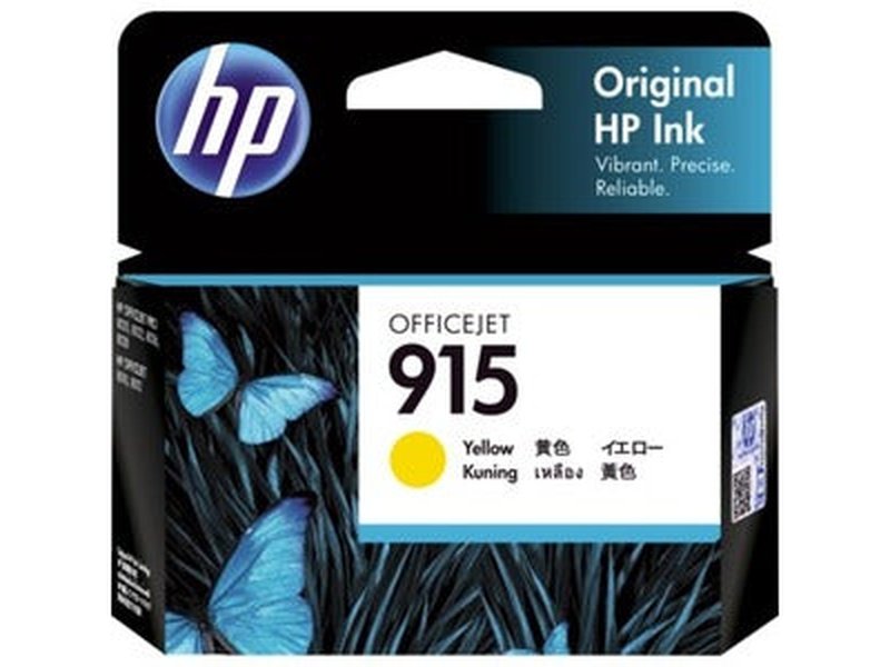 HP 915 Original Inkjet Ink Cartridge - Yellow Pack - 315 Pages