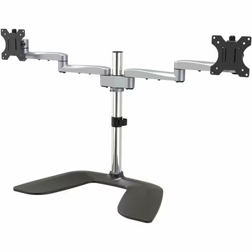 StarTech Dual Monitor Stand, Ergonomic Desktop Monitor Stand for up to 32"(17.6lb/8kg) VESA Displays