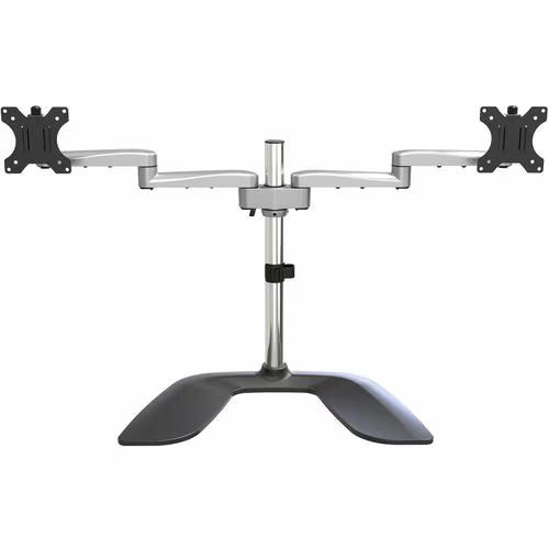 StarTech Dual Monitor Stand, Ergonomic Desktop Monitor Stand for up to 32"(17.6lb/8kg) VESA Displays