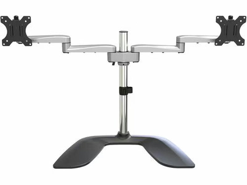 StarTech Dual Monitor Stand, Ergonomic Desktop Monitor Stand for up to 32" 17.6lb/8kg VESA Displays