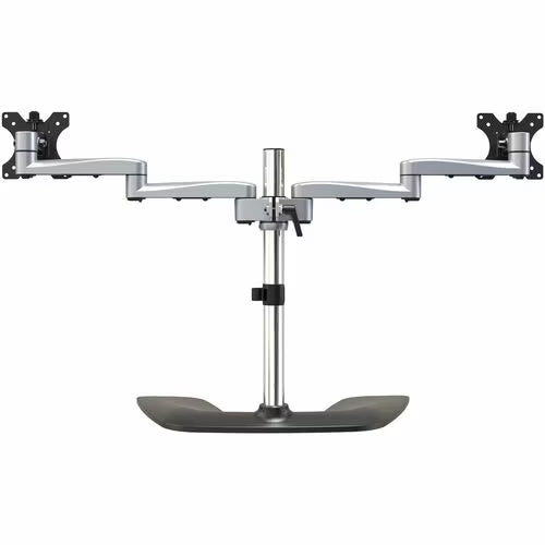 StarTech Dual Monitor Stand, Ergonomic Desktop Monitor Stand for up to 32"(17.6lb/8kg) VESA Displays