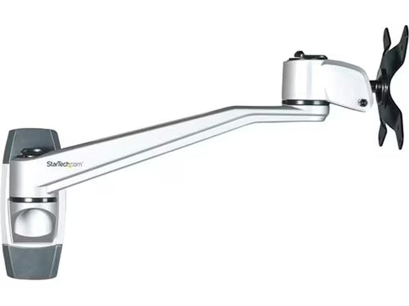 StarTech.com Wall Mount Monitor Arm, 10.2" Swivel Arm, Premium Flat Screen TV Wall Mount for up to 34" 30.9lb/14kg VESA Mount Monitors