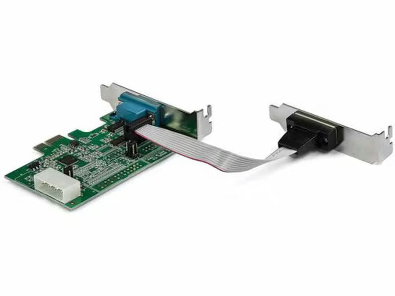 StarTech 2-port PCI Express RS232 Serial Adapter Card, PCIe RS232 Serial Host Controller Card - PCIe to Serial DB9