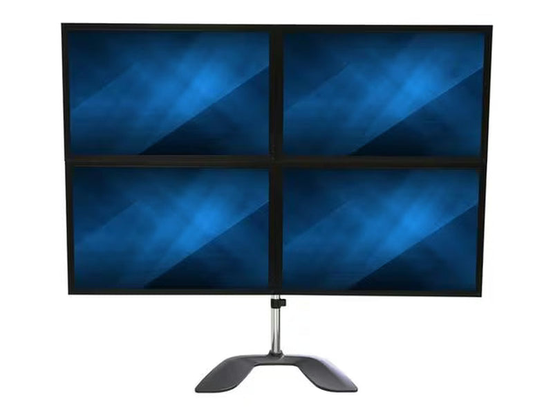 StarTech Quad Monitor Stand, Desktop VESA 4 Monitor Arm up to 32" 17.6lb/8kg Screens