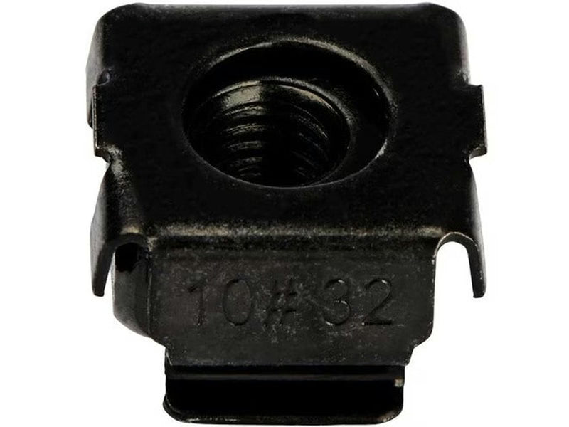 StarTech 10-32 Cage Nuts - 50 pack, Black