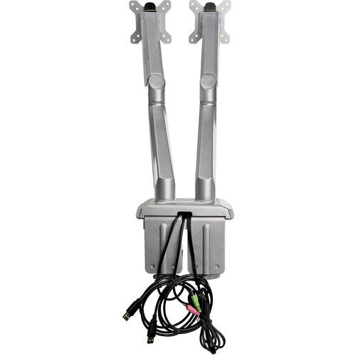 StarTech Desk Mount Dual Monitor Arm with USB & 3.5mm Audio