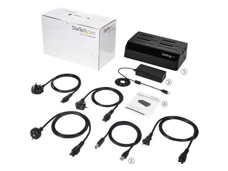 StarTech Drive Dock SATA/600, USB 3.0 Type B Host Interface - UASP Support External