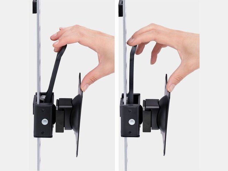 StarTech Cubicle Monitor Mount, Office Cubicle Wall Single 34" 17.6lb/8kg VESA Monitor Hanger