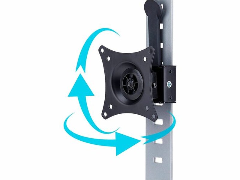 StarTech Cubicle Monitor Mount, Office Cubicle Wall Single 34" 17.6lb/8kg VESA Monitor Hanger