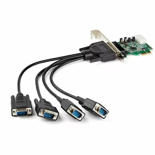 StarTech Multiport Serial Adapter, PCI Express 1.1 - 4 x DB-9 RS-232