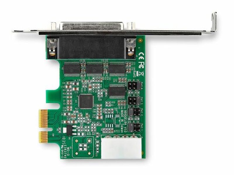 StarTech Multiport Serial Adapter, PCI Express 1.1 - 4 x DB-9 RS-232