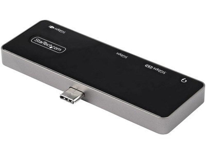 StarTech USB C Multiport Adapter, USB-C to 4K 60Hz HDMI, 100W PD, 3xUSB, Audio, USB-C Mini Dock