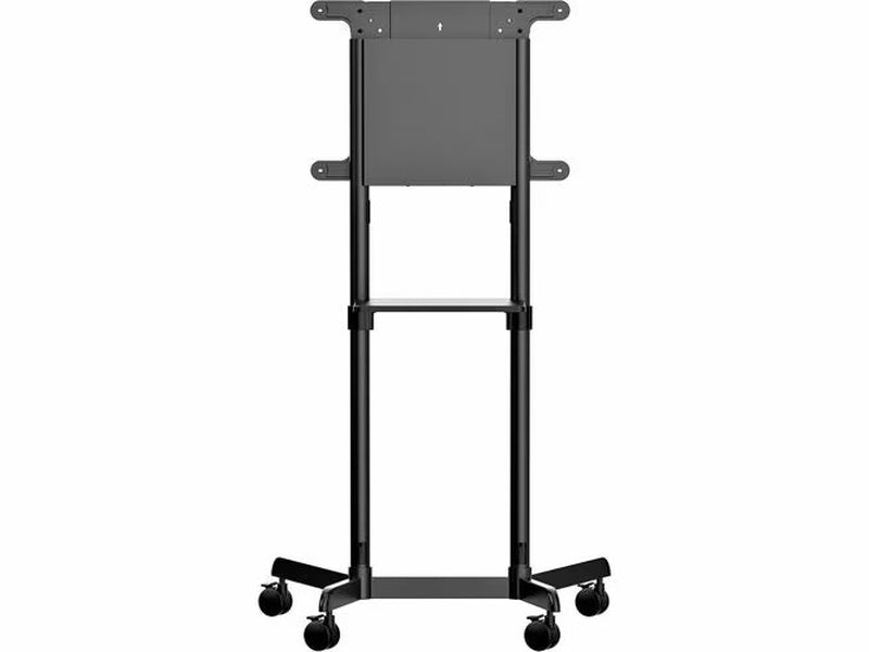 StarTech Mobile TV Cart, Portable Rolling TV Stand, 37-70 inch VESA Display Mount 154lb/70kg , Shelf & Storage, Rotate/Tilt Display