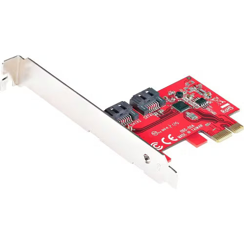 StarTech SATA Controller - Serial ATA/600 - PCI Express 2.0 x1 - Plug-in Card