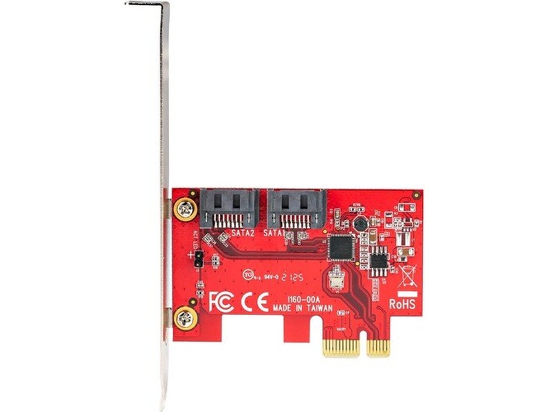 StarTech SATA Controller - Serial ATA/600 - PCI Express 2.0 x1 - Plug-in Card