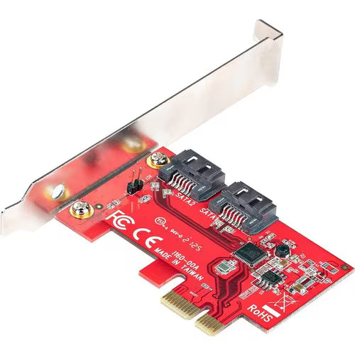 StarTech SATA Controller - Serial ATA/600 - PCI Express 2.0 x1 - Plug-in Card