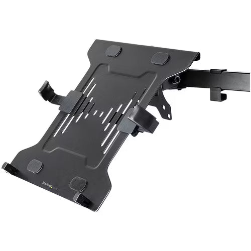 StarTech Adjustable Monitor Arm Laptop Tray, Secures Notebooks up to 4.5kg (9.9lb), 75x75 & 100x100