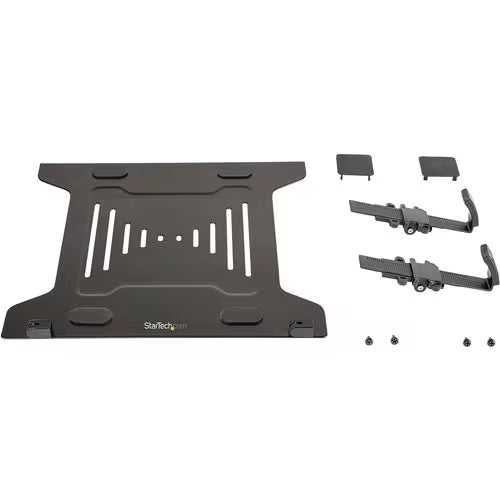 StarTech Adjustable Monitor Arm Laptop Tray, Secures Notebooks up to 4.5kg (9.9lb), 75x75 & 100x100